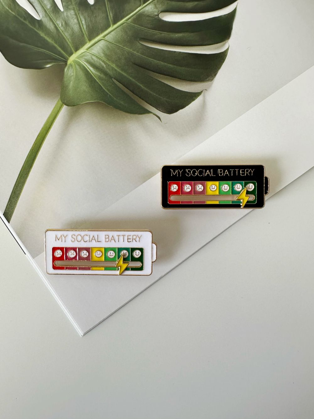 Social Battery Pin